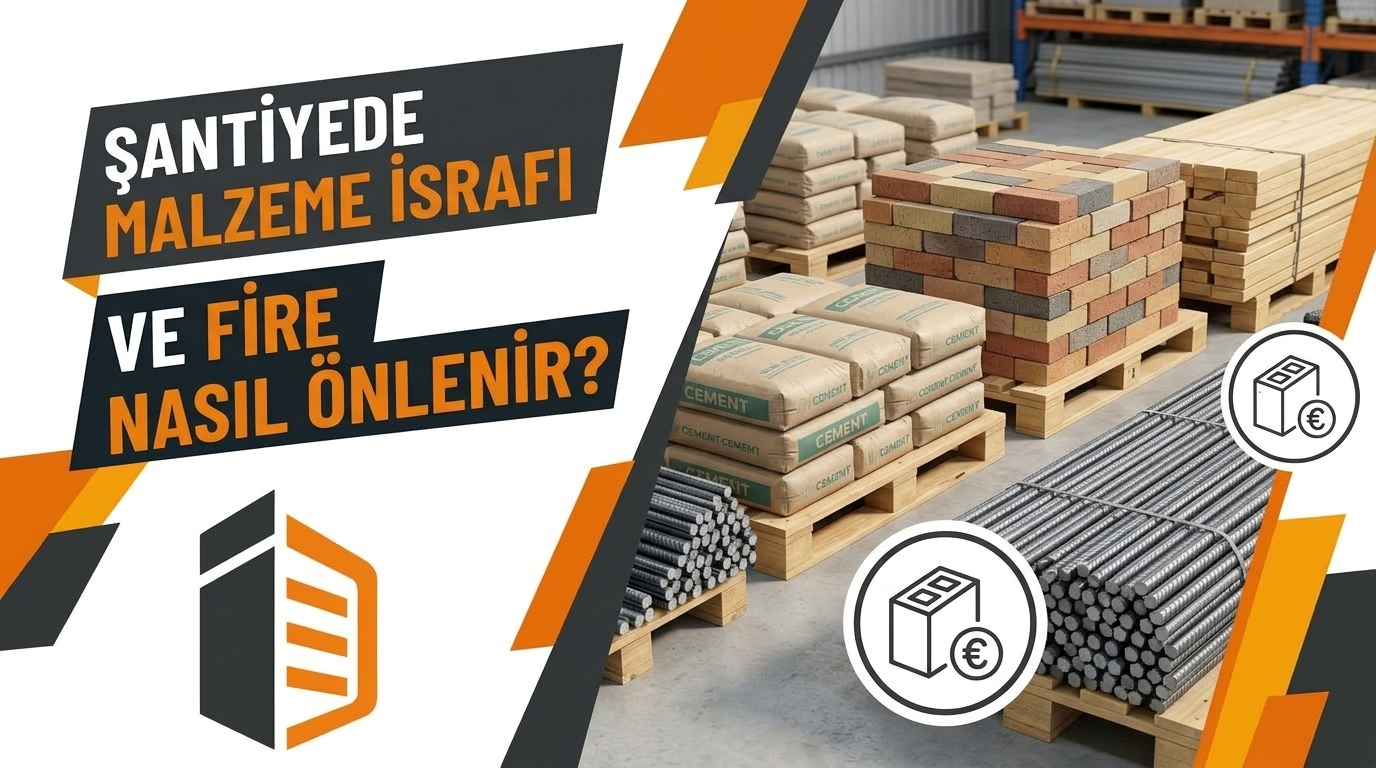 Şantiyede Malzeme İsrafı ve Fire Nasıl Önlenir?