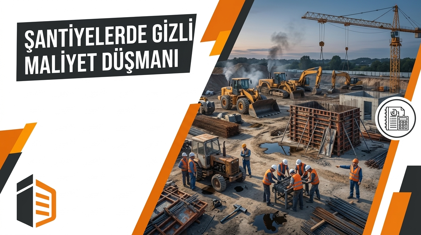 Şantiyelerde Gizli Maliyet Düşmanı: Malzeme Firesini %10 Düşürmenin 5 Altın Yolu